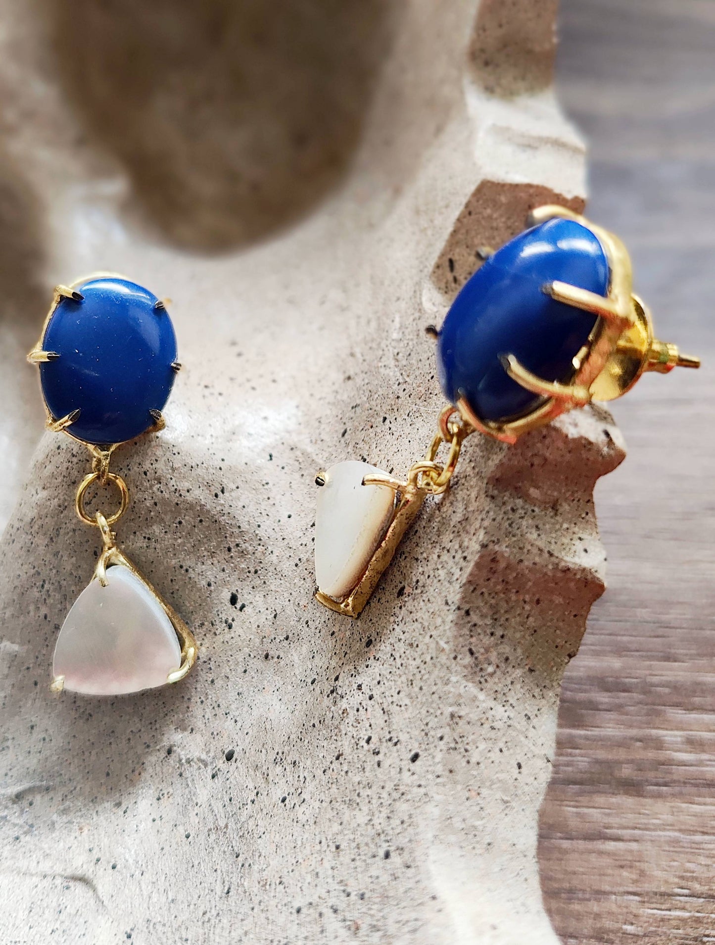 Azure Moonlit Earrings